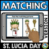 SANTA / ST LUCIA DAY BOOM CARDS ACTIVITY MATCHING PICTURES