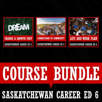 Preview of SASKATCHEWAN CAREER EDUCATION 6 - BUNDLE OF 3 UNITS