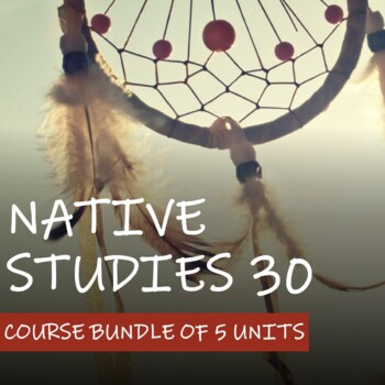 Preview of SASKATCHEWAN NATIVE STUDIES 30 - COURSE BUNDLE OF 5 UNITS