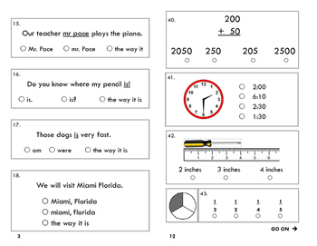 sat 10 2nd grade practice test b by assessment angel ms mccray