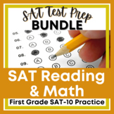 SAT-10 First Grade Reading + Math Practice Primary Reading
