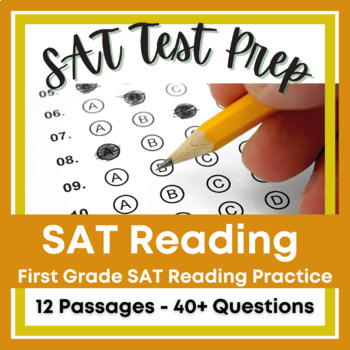 Preview of SAT-10 First Grade Reading Practice Primary Reading Test Prep