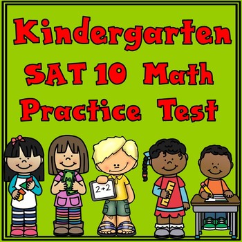 Preview of Kindergarten SAT 10 Math Practice