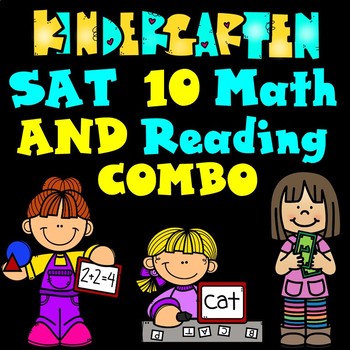 Preview of SAT 10 Reading and Math COMBO Practice:  Kindergarten