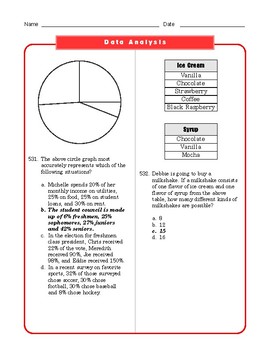 act math practice worksheets