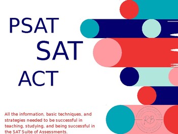 Preview of SAT, ACT, PSAT - Overview and Intro Slides