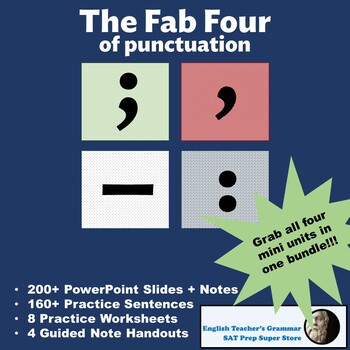 Preview of SAT / ACT: Understanding the "Fab Four" Punctuation Marks