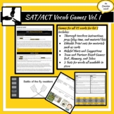 SAT/ACT Vocabulary Study Games Vol. 1