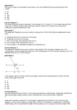 Preview of SAT - Complete exam with Detailed Answer