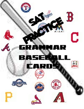 Preview of SAT English Baseball Cards