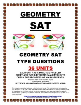 Preview of SAT GEOMETRY - 36 PRACTICE UNITS