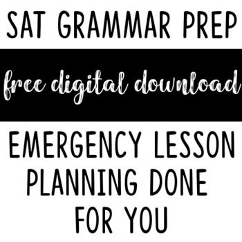 Preview of SAT Grammar Prep