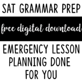SAT Grammar Prep