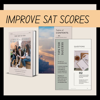 Preview of SAT Test Preparation Student Guide for Better Scores
