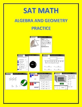 Preview of SAT MATH (Algebra and Geometry)