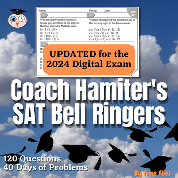 Preview of SAT Math Bell Ringers
