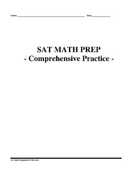 Preview of SAT Math Preparation - Comprehensive Review Test
