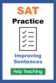 Preview of SAT Practice: Improving Sentences Worksheets