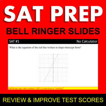 Preview of SAT Prep - Great as Bell-Ringers!!