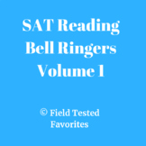 SAT Reading: 5 Bell Ringer Quizzes Vol. 1