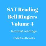 SAT Reading: 5 Bell Ringer Quizzes Vol. 4, Feminist Readings