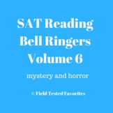 SAT Reading: 5 Bell Ringer Quizzes Vol. 6, Mystery and Horror
