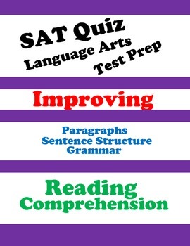 Preview of SAT Reading Quiz Passage Based