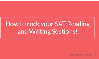 Preview of SAT Reading and Writing PREP PowerPoint