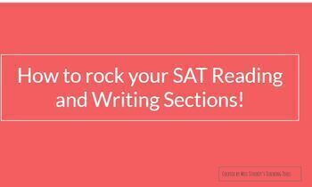 Preview of SAT Reading and Writing PREP  SLIDES