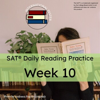Preview of SAT Test Prep Daily Reading Practice Week 10