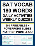 SAT Vocabulary Bell Ringers - 180 Daily SAT Words, PPT, 36