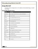 SAT Vocabulary List #1 - COMPLETE UNIT