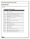 SAT Vocabulary List #2 - COMPLETE UNIT