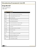 SAT Vocabulary List #5 - COMPLETE UNIT