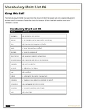 SAT Vocabulary List #6 - COMPLETE UNIT