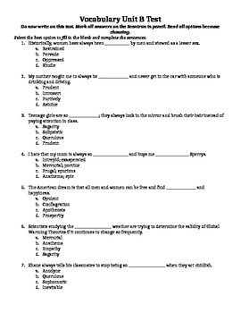 sat vocabulary test 50 words ii by rookies reinventing the wheel