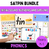 SATPIN phonics bundle- beginning sound, cvc spelling, cvc 