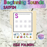 SATPIN Beginning Sounds | File Folder | Autism Independent