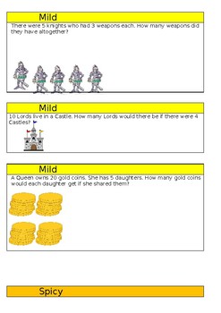 Preview of SATs Style Differentiated Multiplication and Division Questions