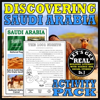 Preview of SAUDI ARABIA: Discovering Saudi Arabia Activity Pack