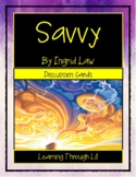 SAVVY Ingrid Law * Discussion Cards PRINTABLE & SHAREABLE