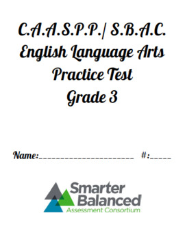 Preview of SBAC CAASPP ELA and Math Practice Tests, Grade 3