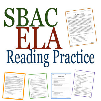 Preview of SBAC ELA Reading Practice 3-5