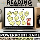 Fiction PowerPoint Game Reading Comprehension for CAASPP & SBAC