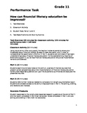 SBAC Grade 11 ELA Performance Task #1 (Smarter Balanced)