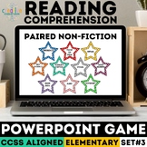 Non-Fiction Paired Passages PowerPoint Game Reading Compre