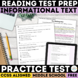 Informational Text Reading Passage | Test Prep | SBAC | CA