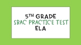 SBAC Practice Test 5th Grade ELA