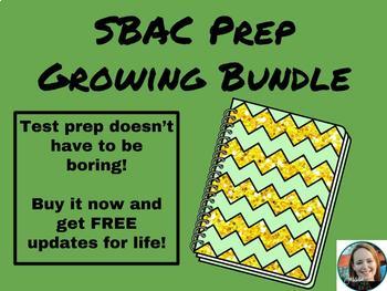 Preview of SBAC Prep GROWING Bundle