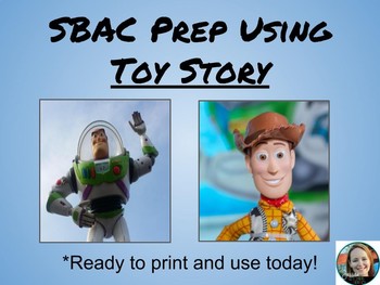Preview of SBAC Prep Using Toy Story